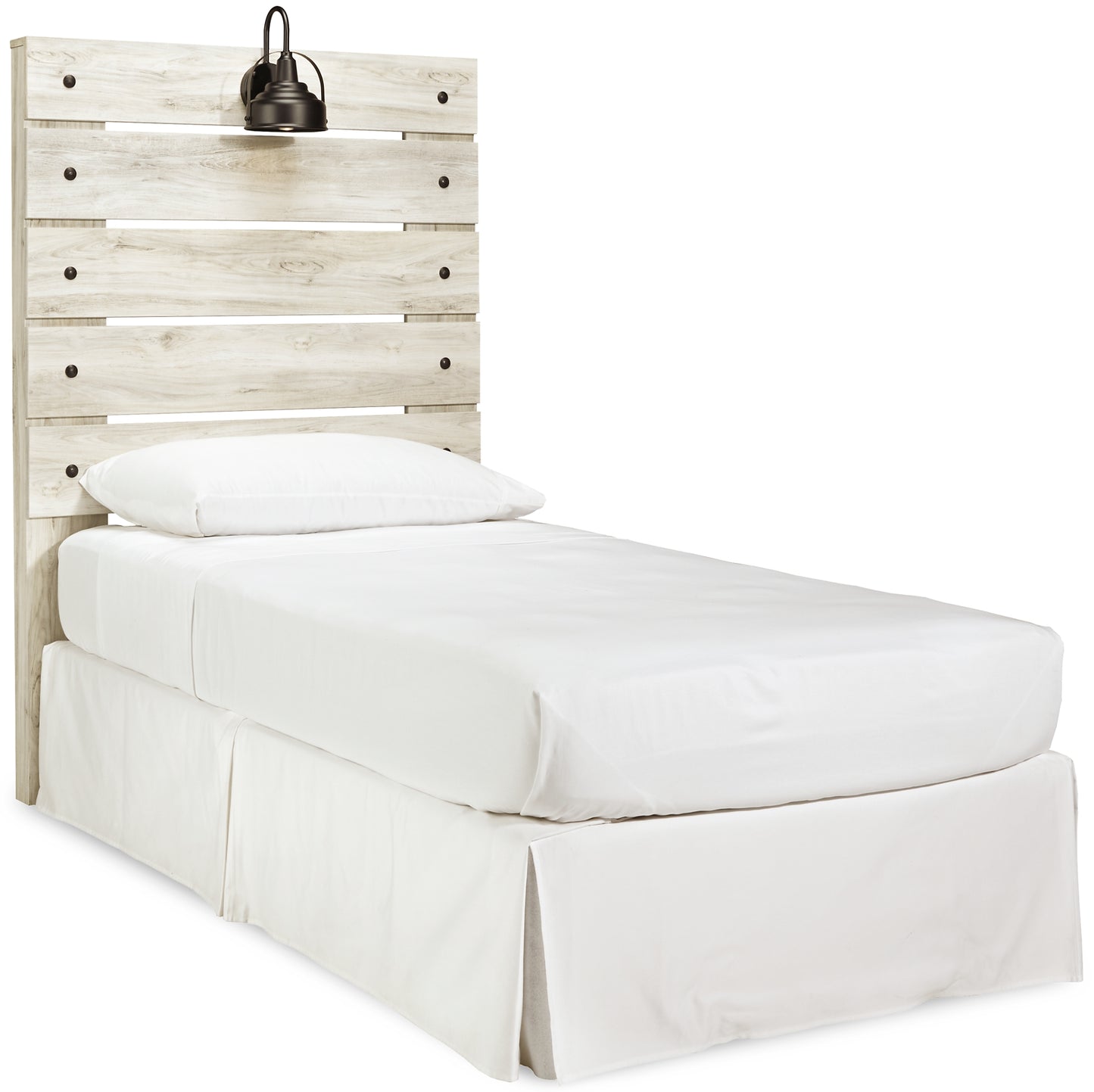 Cambeck Panel Headboard With Mirrored Dresser