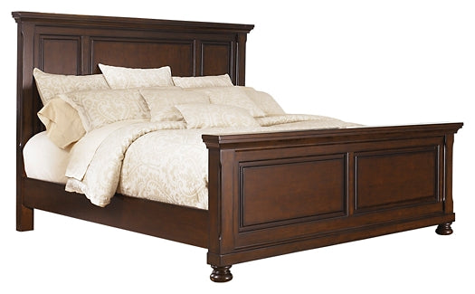 Porter Panel Bed With Mirrored Dresser, Chest And Nightstand