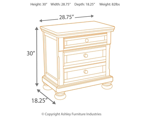 Porter Panel Bed With Mirrored Dresser, Chest And Nightstand