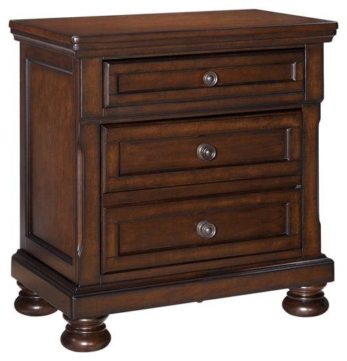 Porter Panel Bed With Mirrored Dresser, Chest And Nightstand