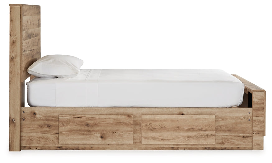 Hyanna Panel Bed With 1 Side Storage