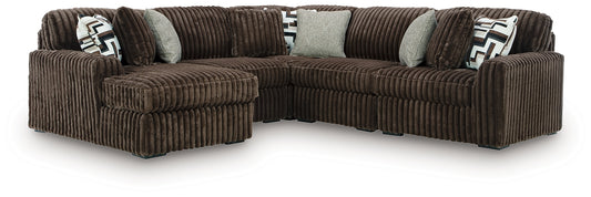 Midnight-Madness 5-Piece Sectional with Chaise