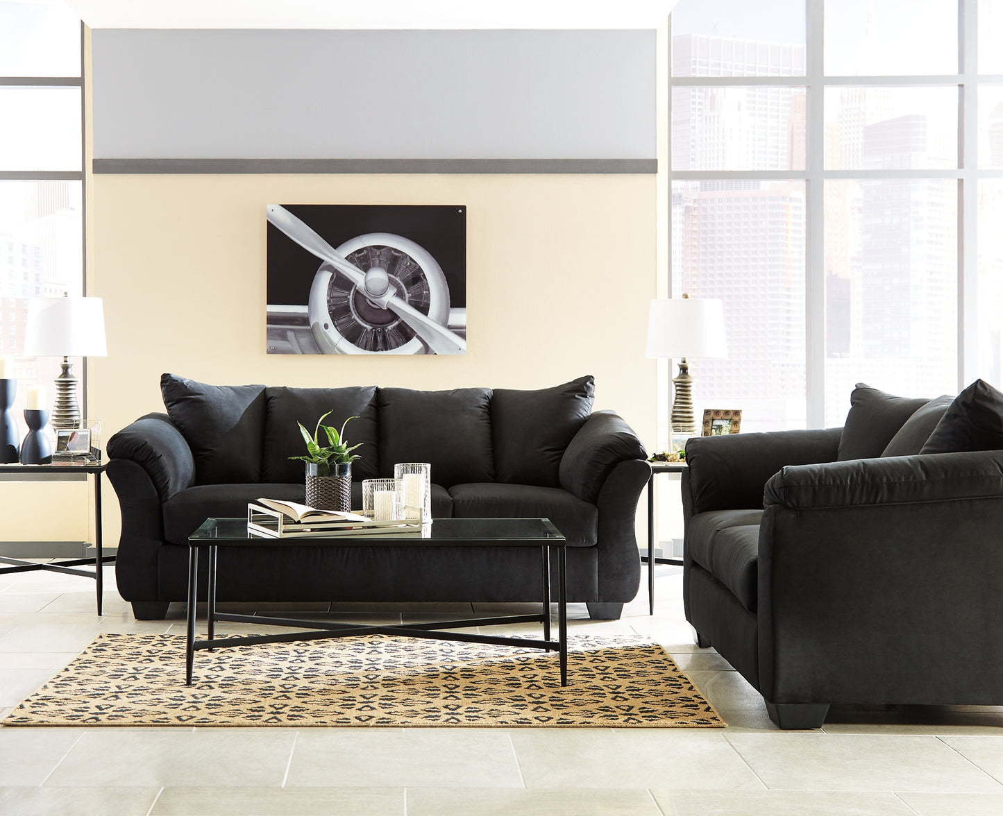 Sofa and Loveseat