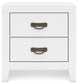 Binterglen King Panel Bed with Mirrored Dresser, Chest and 2 Nightstands