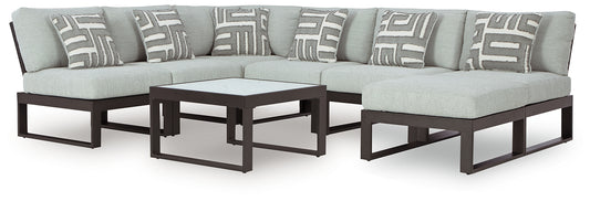 Beachloft 8-Piece Sectional with Ottoman and Coffee Table