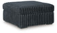 Midnight-Madness Oversized Accent Ottoman