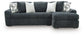 Midnight-Madness 2-Piece Sectional Sofa Chaise