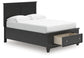 Lanolee Full Panel Storage Bed, Dresser, Mirror and Nightstand
