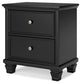 Lanolee Full Panel Storage Bed, Dresser, Mirror and Nightstand