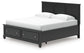 Lanolee King Panel Storage Bed, Dresser, Mirror and Nightstand