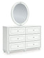 Kozlani Twin Upholstered Panel Storage Bed, Dresser, Mirror and Nightstand