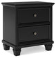 Lanolee California King Panel Storage Bed, Dresser, Mirror and Nightstand