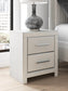 Zuraleus King Upholstered Panel Platform Bed, Dresser, Mirror, Chest and Nightstand