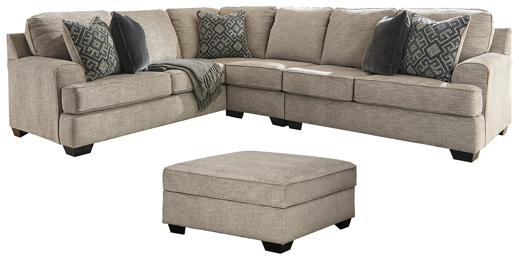 Bovarian 3-Piece Sectional with Ottoman