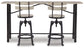 Karisslyn Counter Height Dining Table and 2 Barstools