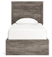 Ralinksi Twin Panel Bed with Mirrored Dresser and Chest